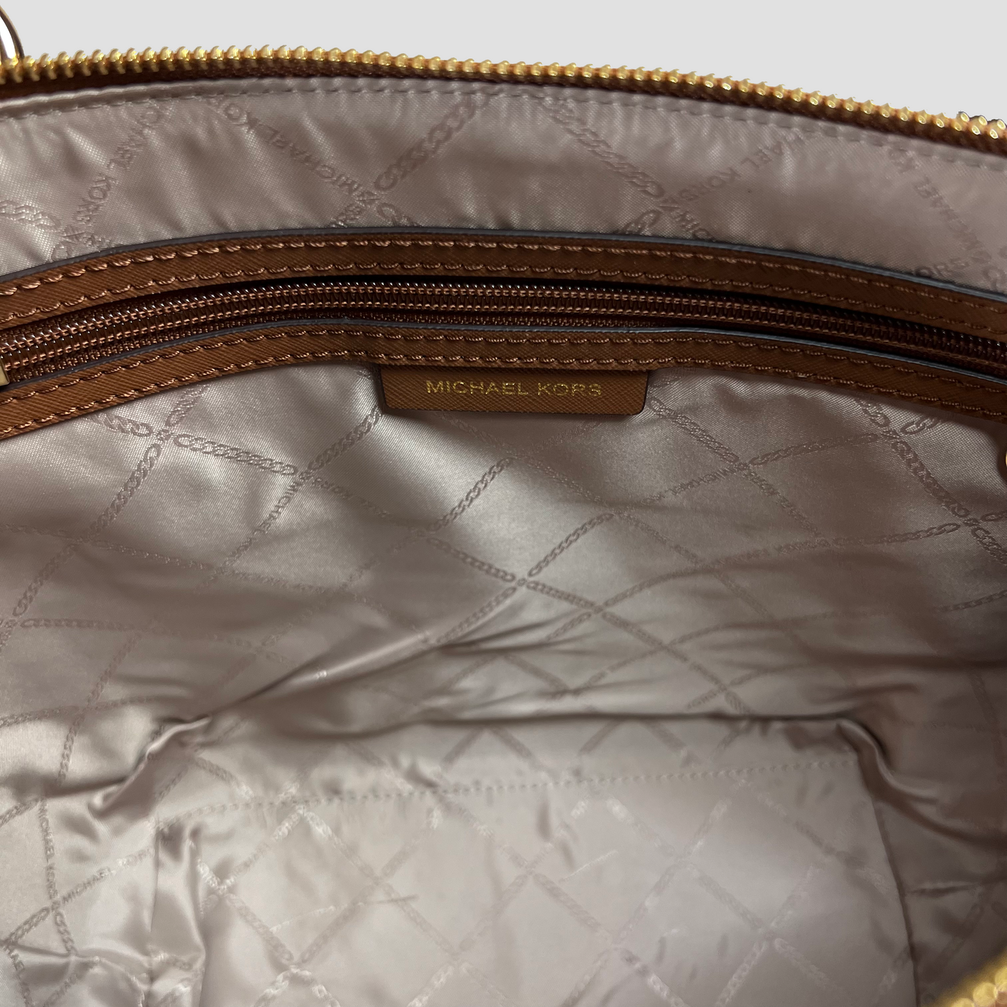 Sac à main Michael Kors - Sac Cabas Sullivan cuir saffiano marron
